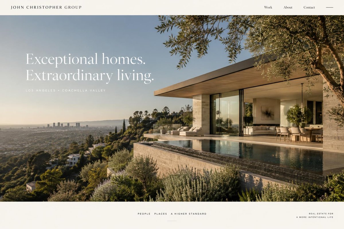 John Christopher Group placeholder design concept